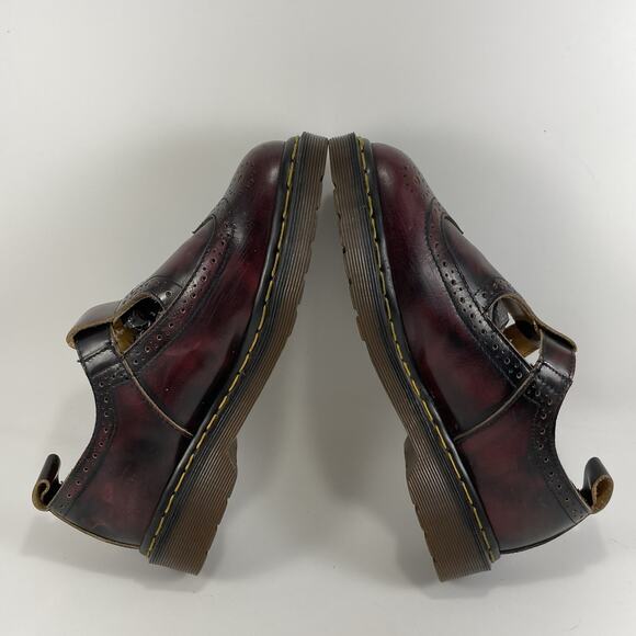 Dr. Martens Docs Vintage 8142 Wingtip T-Strap Mary Janes UK Size 6, US Size 8 - Picture 7 of 9